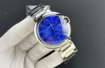 Ballon Bleu De Cartier 42mm Japan Citizen 8215 Movement Blue Face SS Strap Watch